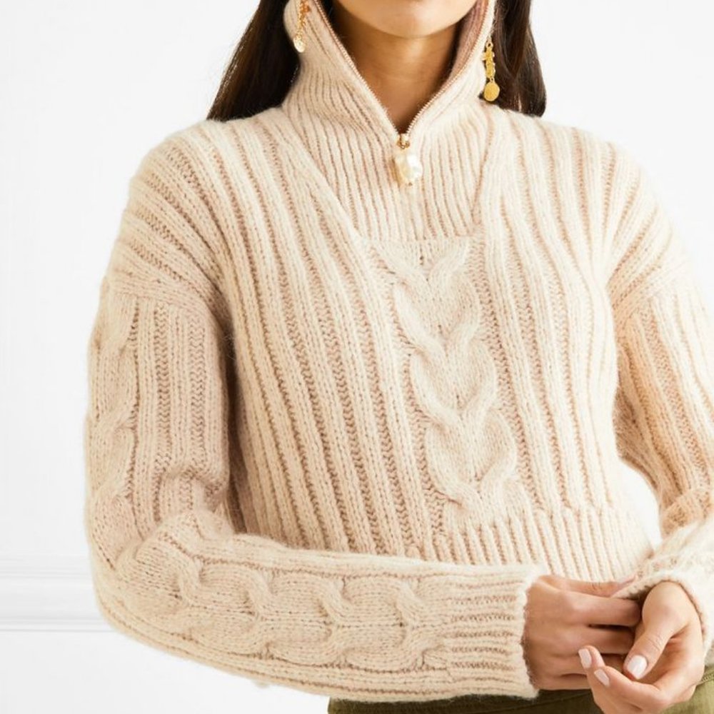 Nanushka Eria Sweater Beige